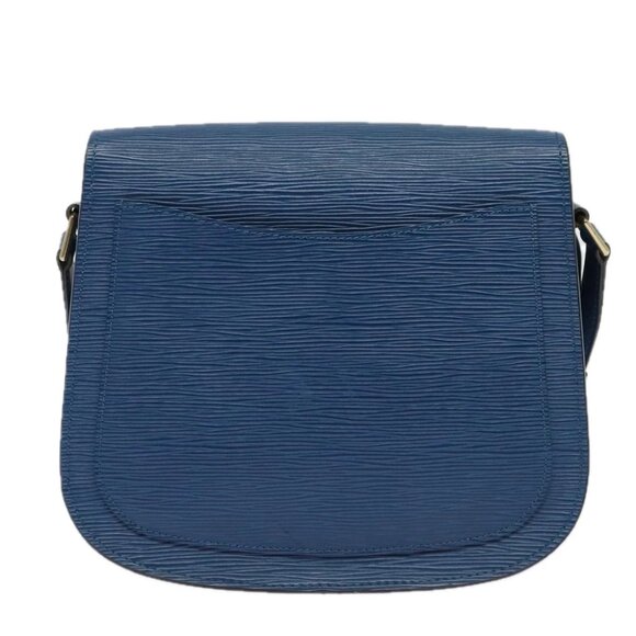 LOUIS VUITTON Epi Saint Cloud GM Shoulder Bag Toledo Blue M52195 LV Auth ep5940 - Picture 3 of 15